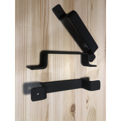 Black industrial pull handle Loman