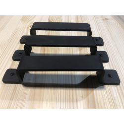Black industrial pull handle Loman