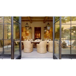 Steel entrance double doors