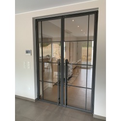 Steel interior door in...