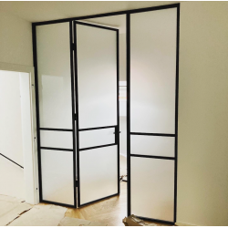 Steel industrial interior...