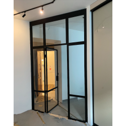 Steel industrial interior...