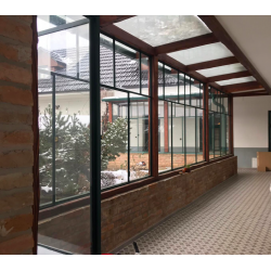 steel exterior terrace