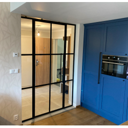 Steel industrial interior...