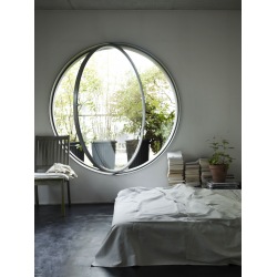 Circular opening exterior...