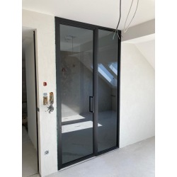Crittall black door Fabrik 32