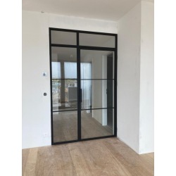 Crittall black door Fabrik 34
