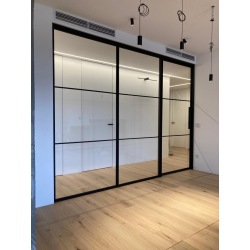 Steel industrial interior...