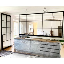 Steel industrial interior...