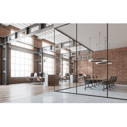 Office industrial glass...