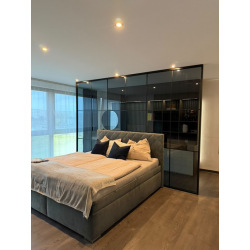 Industrial glass partition 8