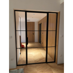 jednokřídlé hliníkové dveře