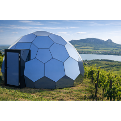 Hexagon luxury glamping tent
