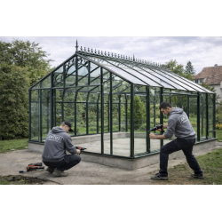 Steel greenhouse Charles