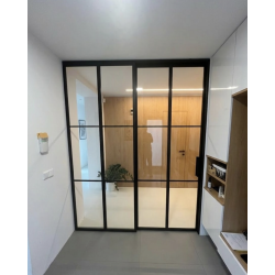 Steel industrial interior...