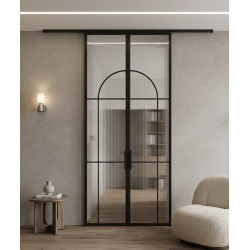 Steel sliding door 37