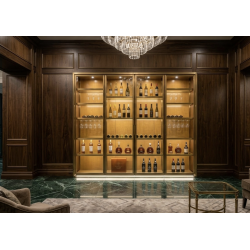 Glass illuminated cabinet...